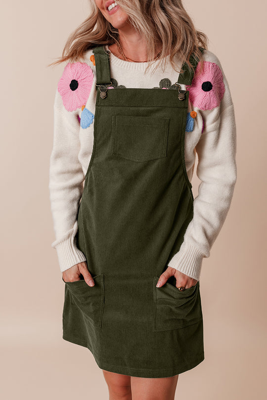 Lillie Corduroy Overall Dress