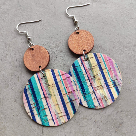 Wooden Dangle Fashion Earrings