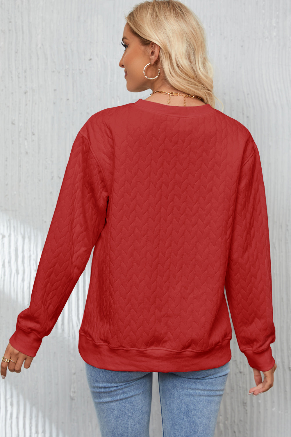 Love Heart XOXO Chenille Sweatshirt