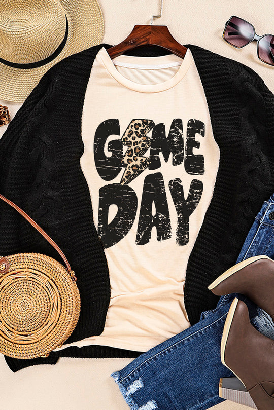 Football Khaki "Game Day" T Shirt