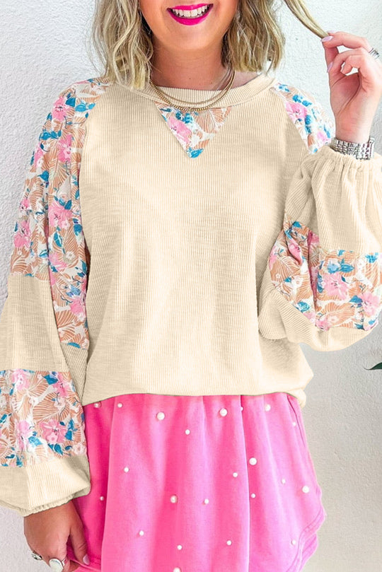 Floral Breeze Long Sleeve Blouse