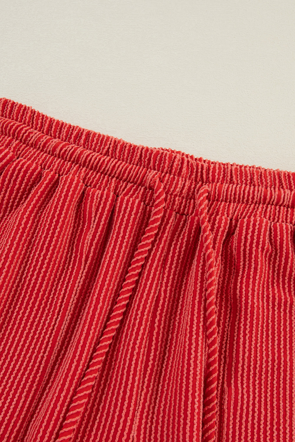 Holiday Red "JOLLY" Corduroy Long Pants Set