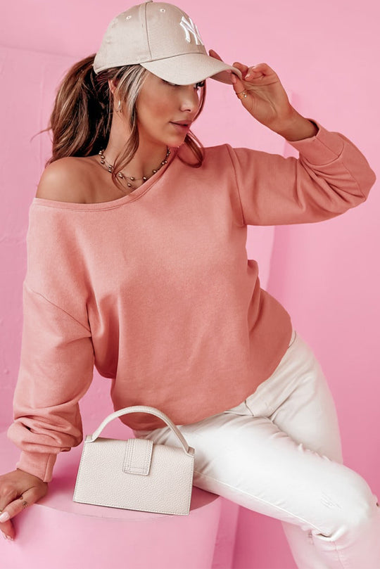 Sassy Back Bowknot Sweatshirt