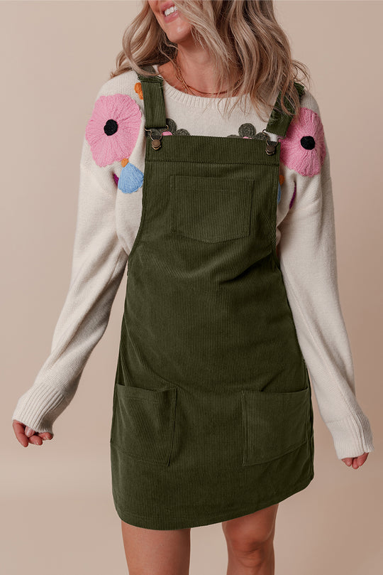 Lillie Corduroy Overall Dress