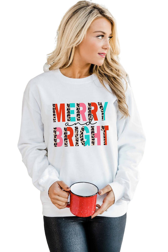  MERRY and BRIGHT Leopard Sweater