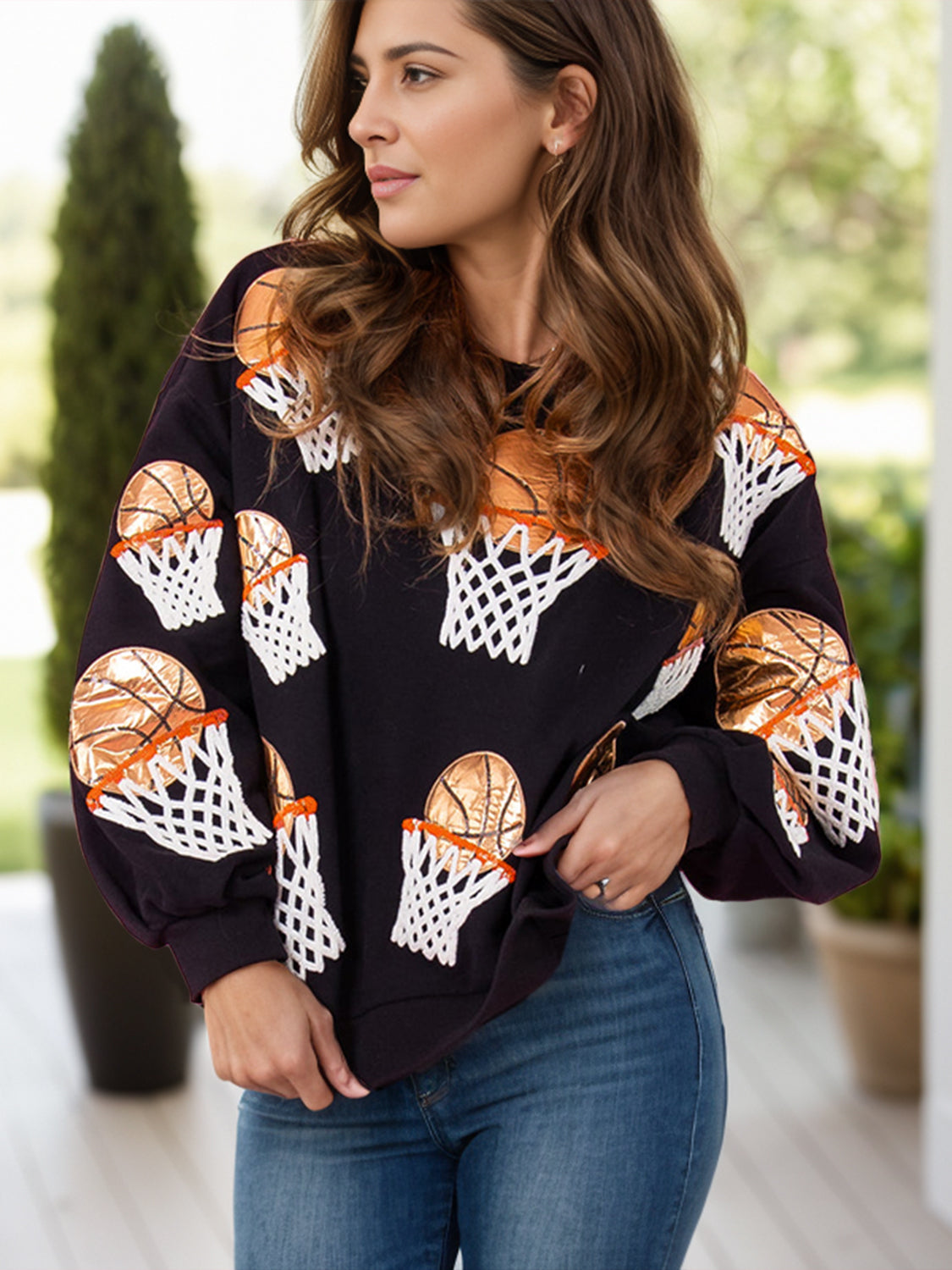 Ballin' Basketball Sweatshirt