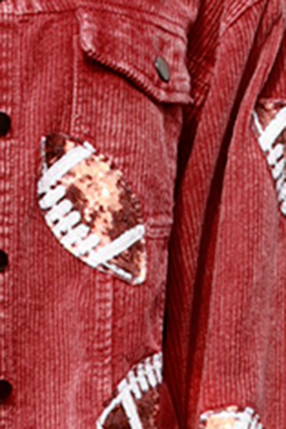 Dazzling Football Sequin Jacket - Klazzi Fashion Boutique