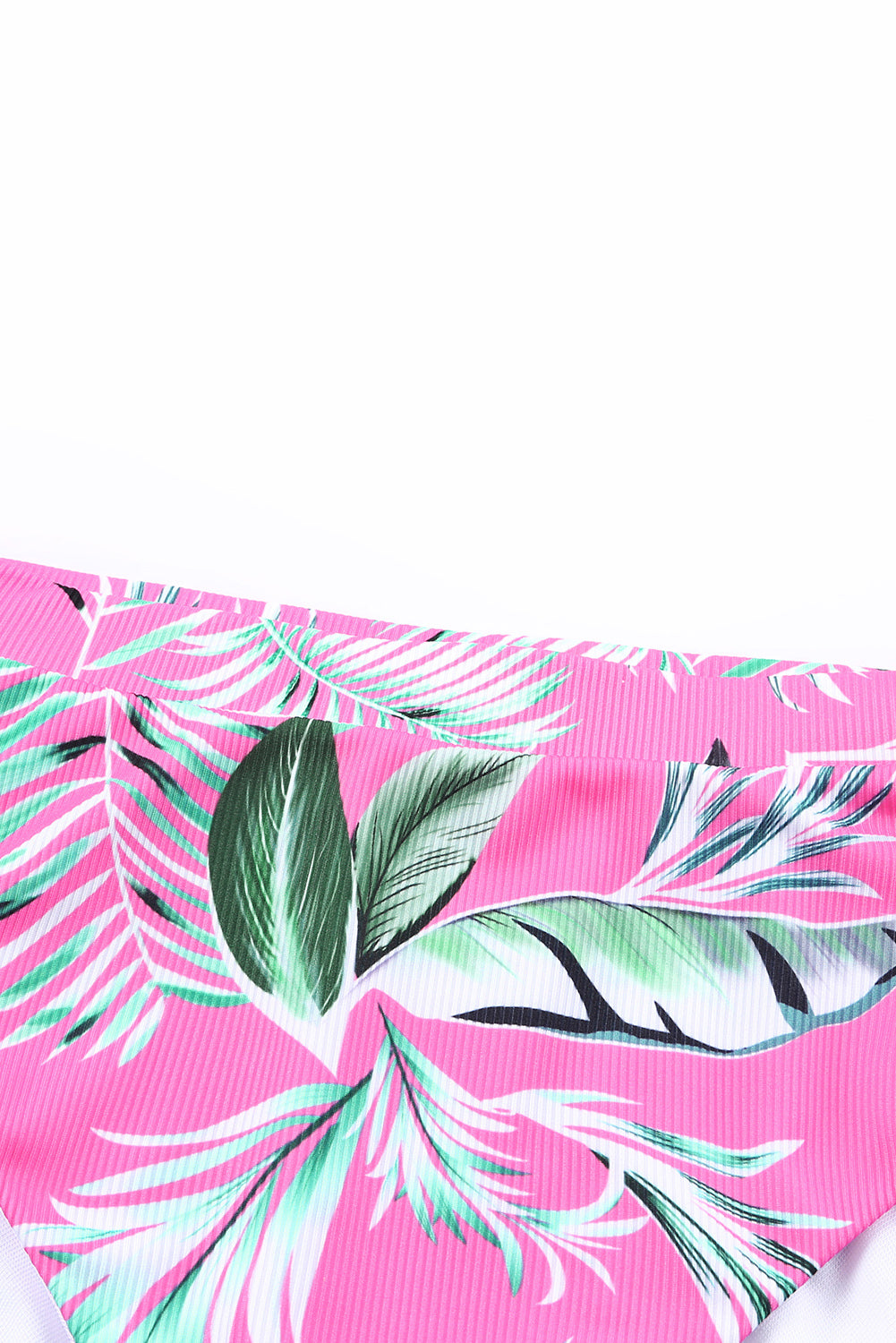 Tropical Pink High Waist Bikini - Klazzi Fashion Boutique