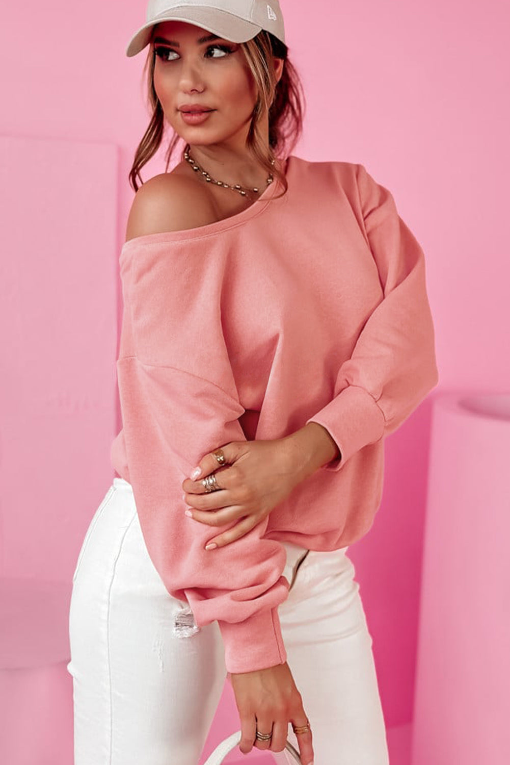 Sassy Back Bowknot Sweatshirt