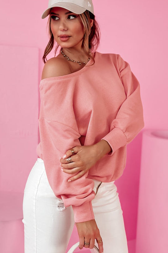 Sassy Back Bowknot Sweatshirt