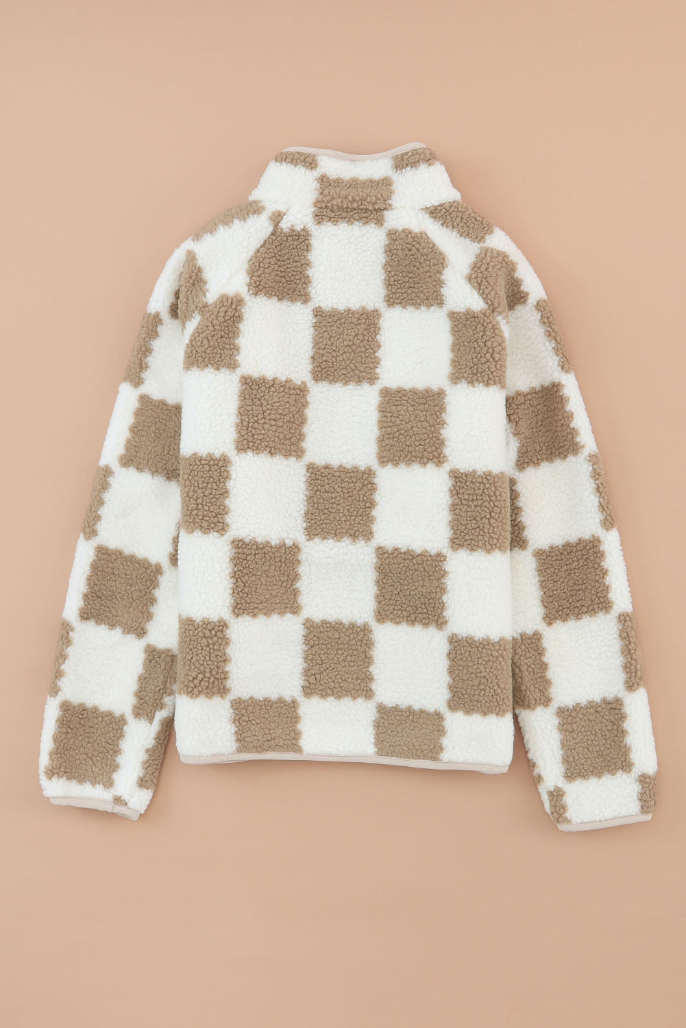 Checked Sherpa Women Jacket