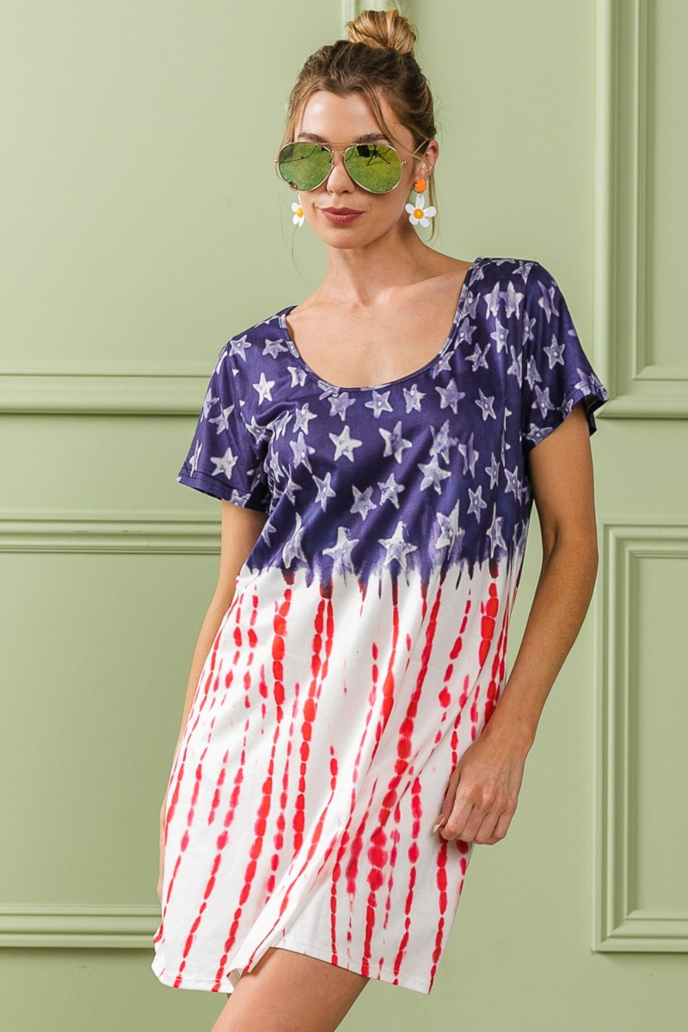  American Flag "Bibi" Dress