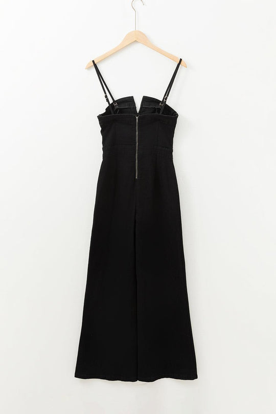 Holly High Waist Flared Jumpsuit