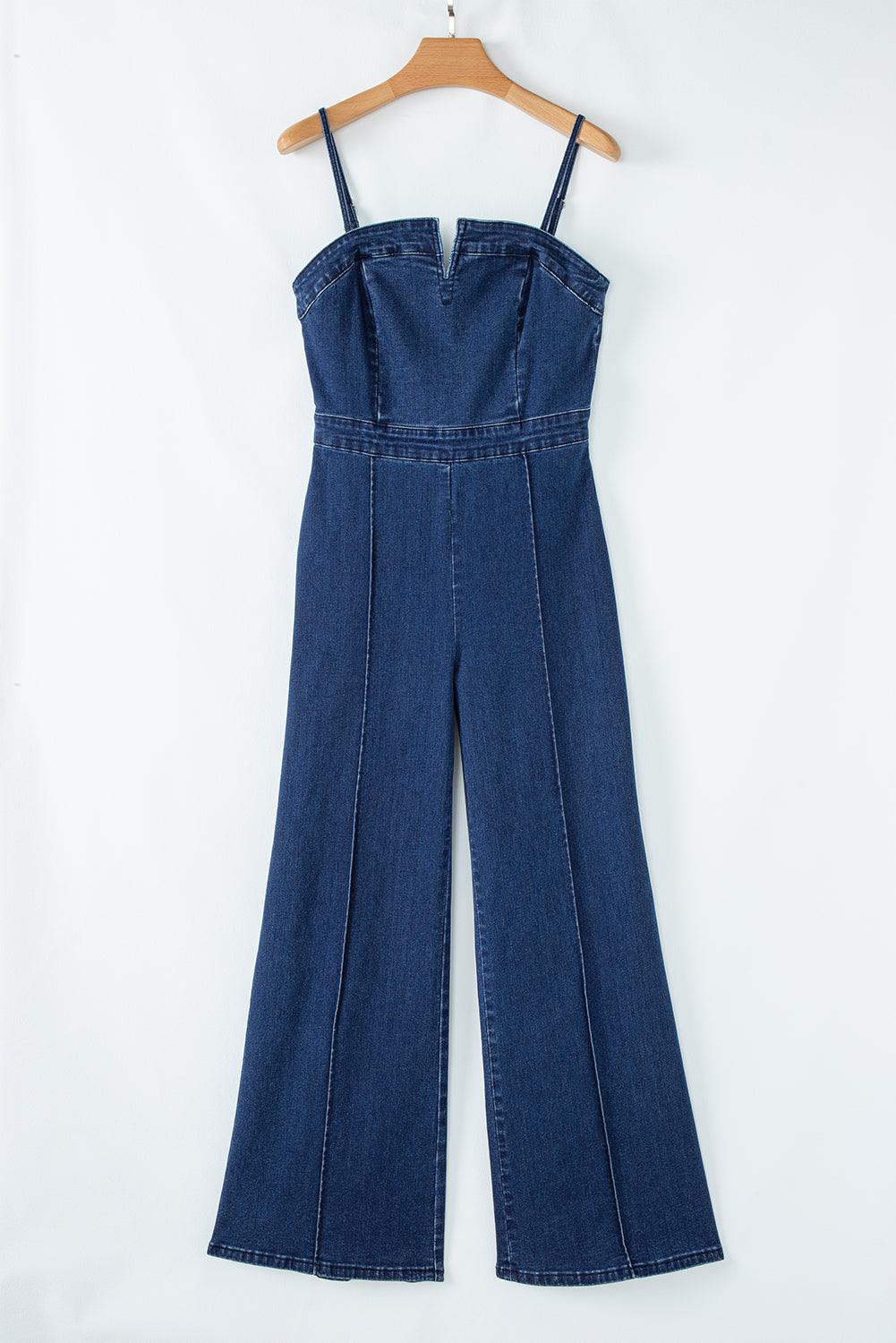 Holly High Waist Flared Jumpsuit