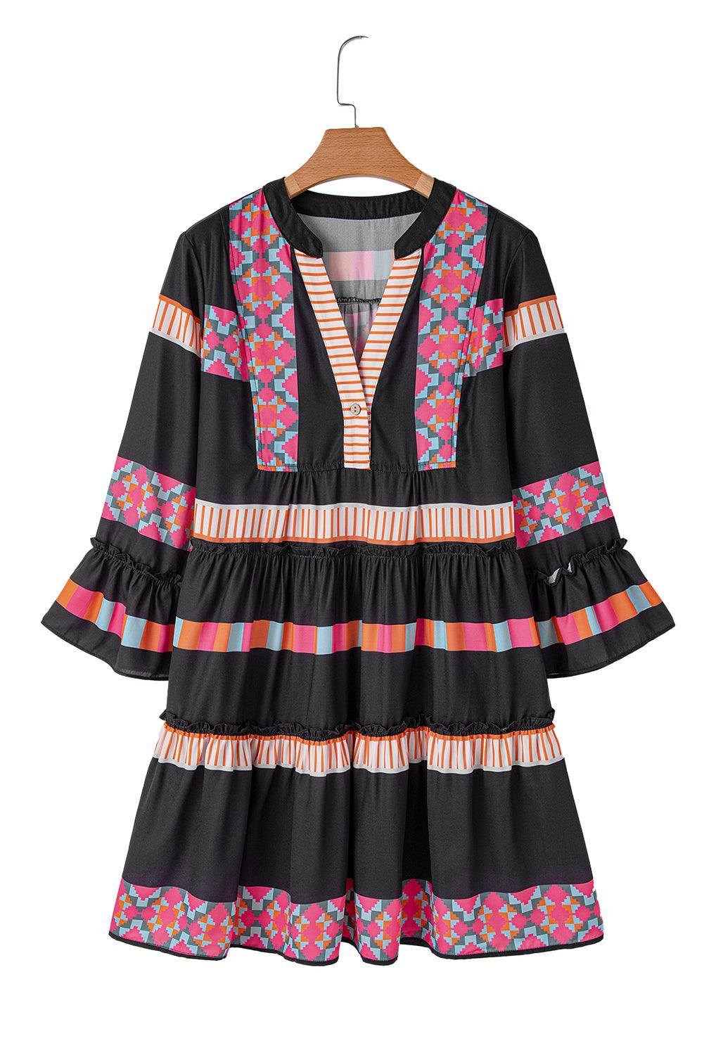 Toni Boho Ruffle Dress