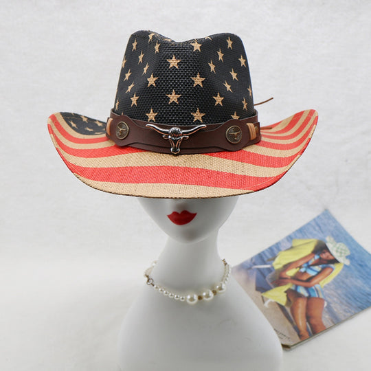 Patriotic US Flag Paper Cloth Hat - Klazzi Fashion Boutique