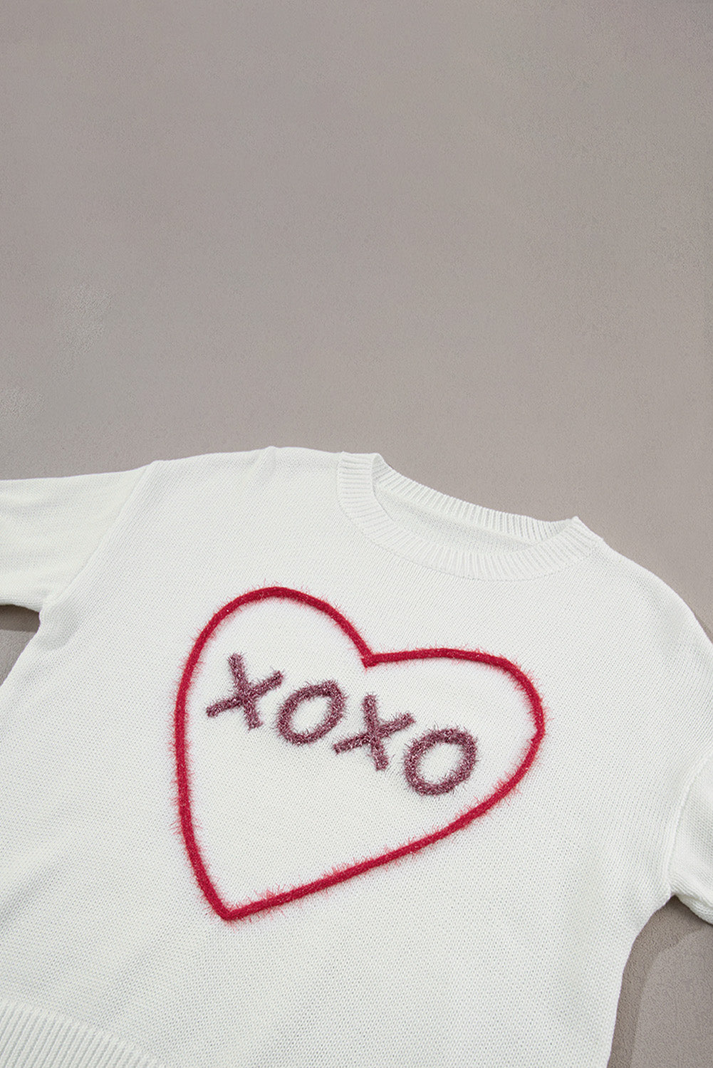 Knitted Heart XOXO Sweater