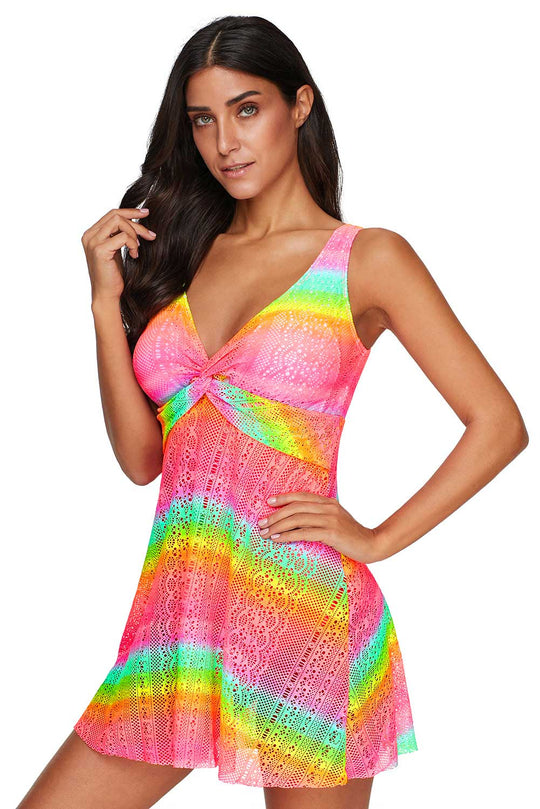 Twist Tankini Swim Dress