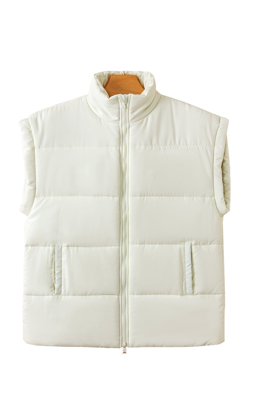 Oversized Zipper Puffer Vest