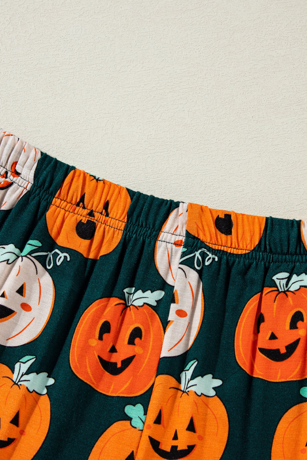 Halloween Pumpkins Orange Pajama Pant Set