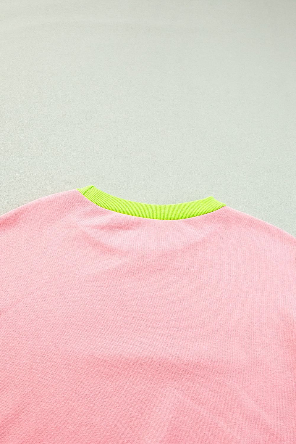 Pink and Neon Green Sweatshirt