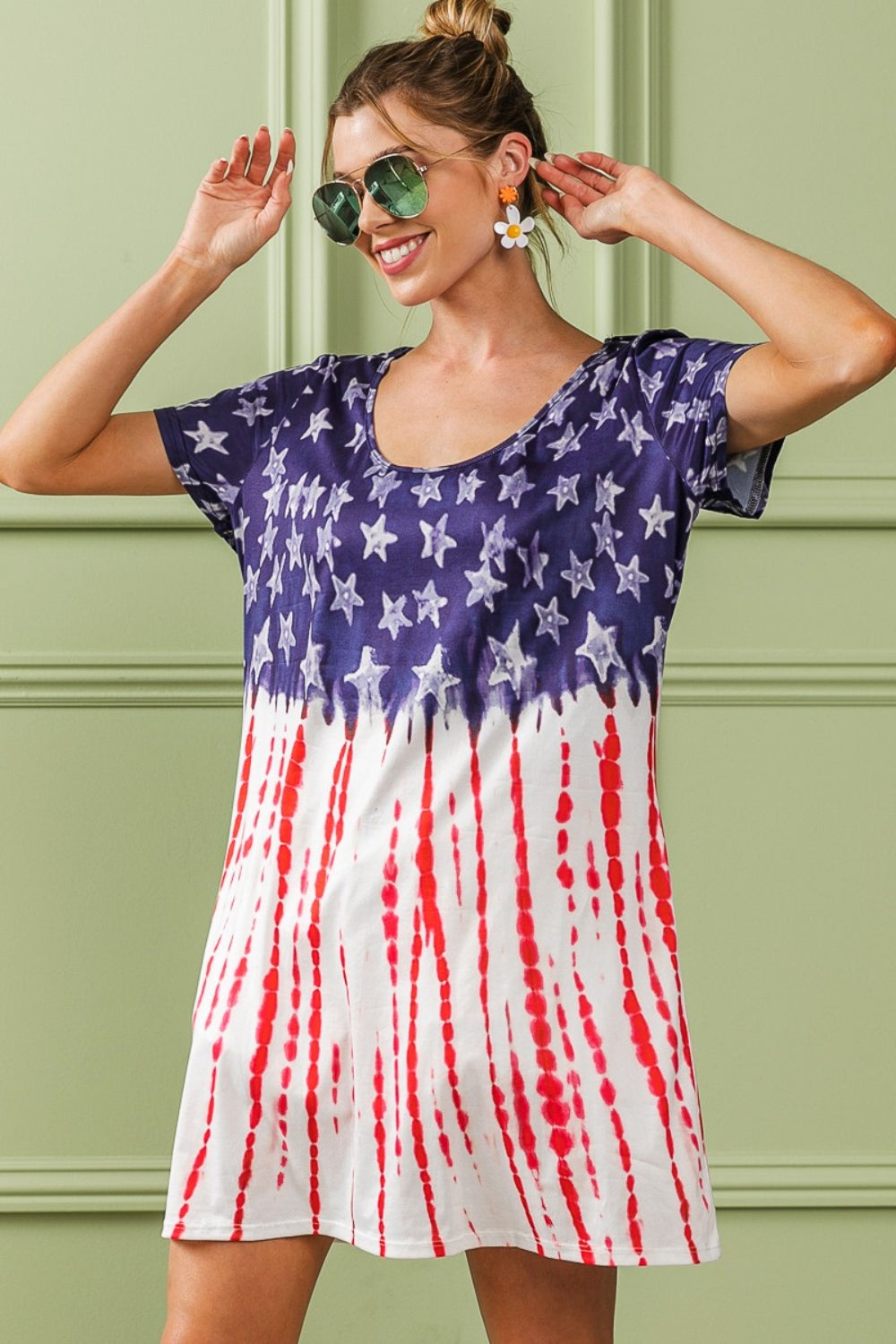  American Flag "Bibi" Dress