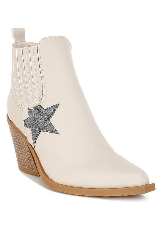 Glitter Star Western Chelsea Boots