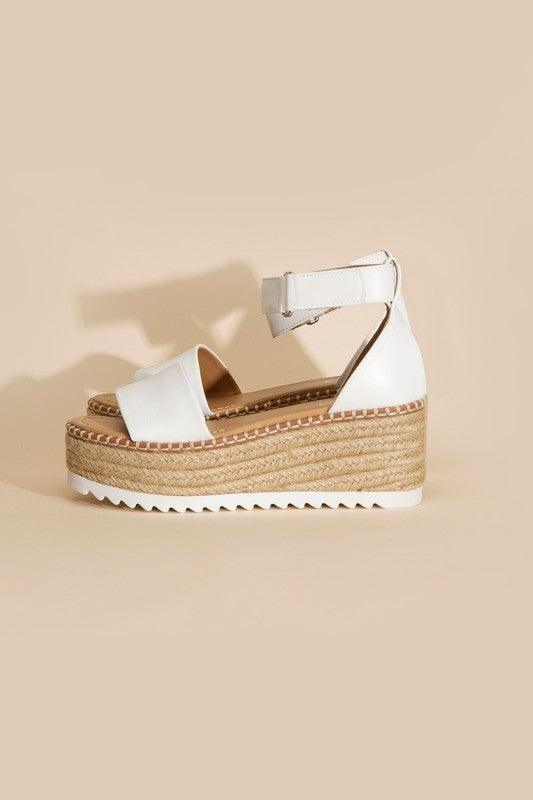 TUCKIN-S PLATFORM SANDALS - Klazzi Fashion Boutique