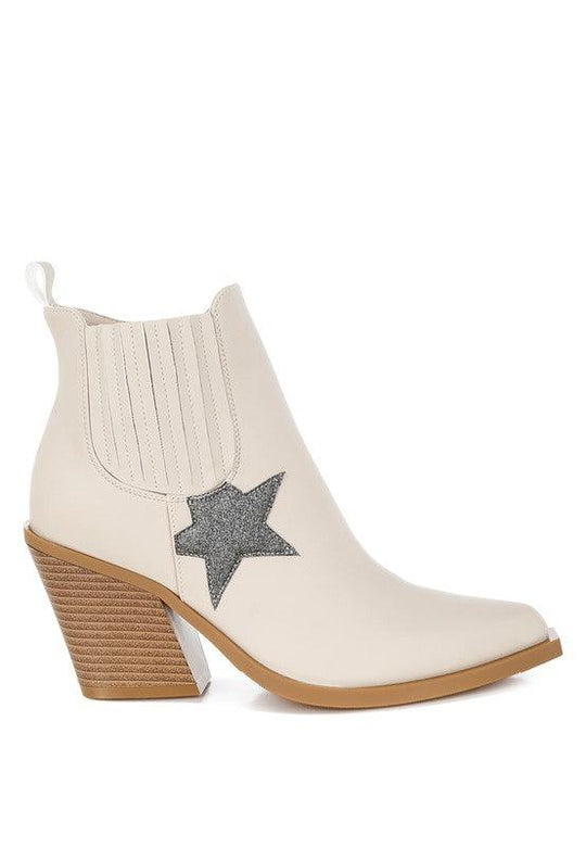 Glitter Star Western Chelsea Boots