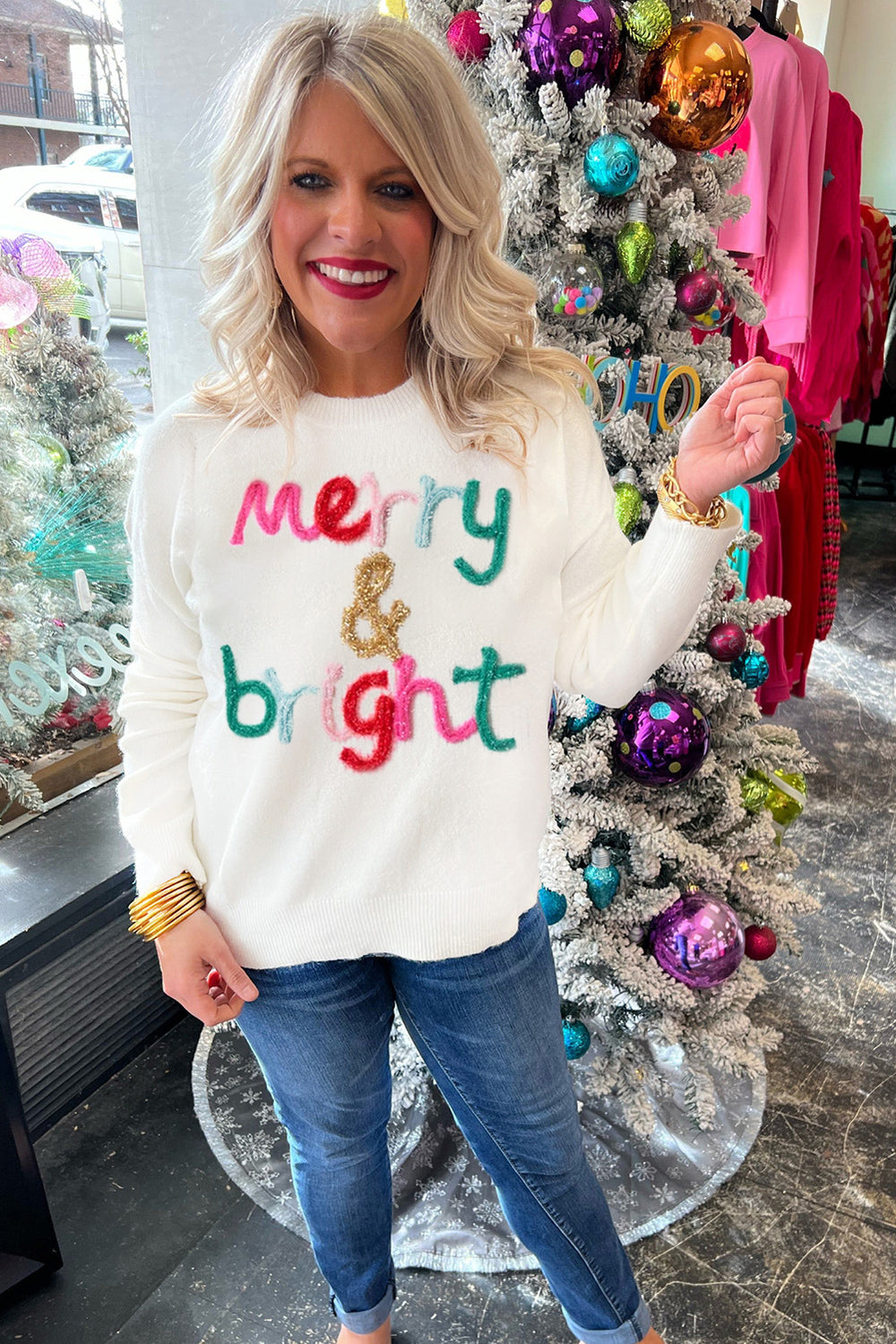 Sassy Bright Merry & Bright Sweater