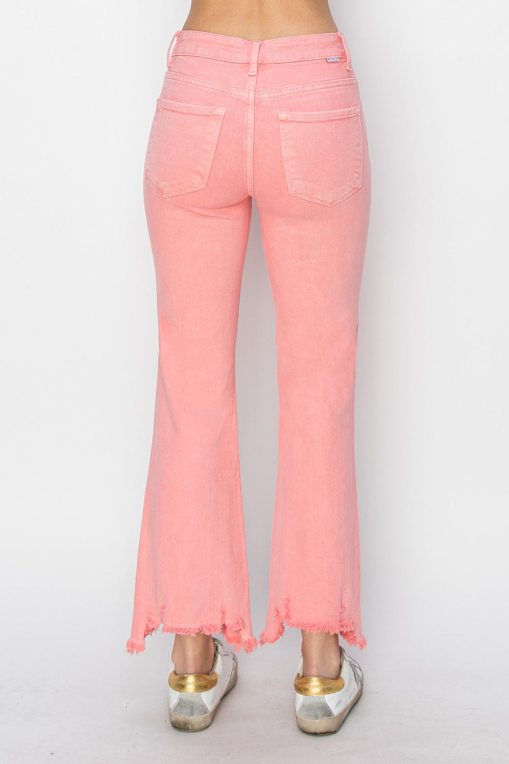 Peach RISEN Fringe Bootcut Denim