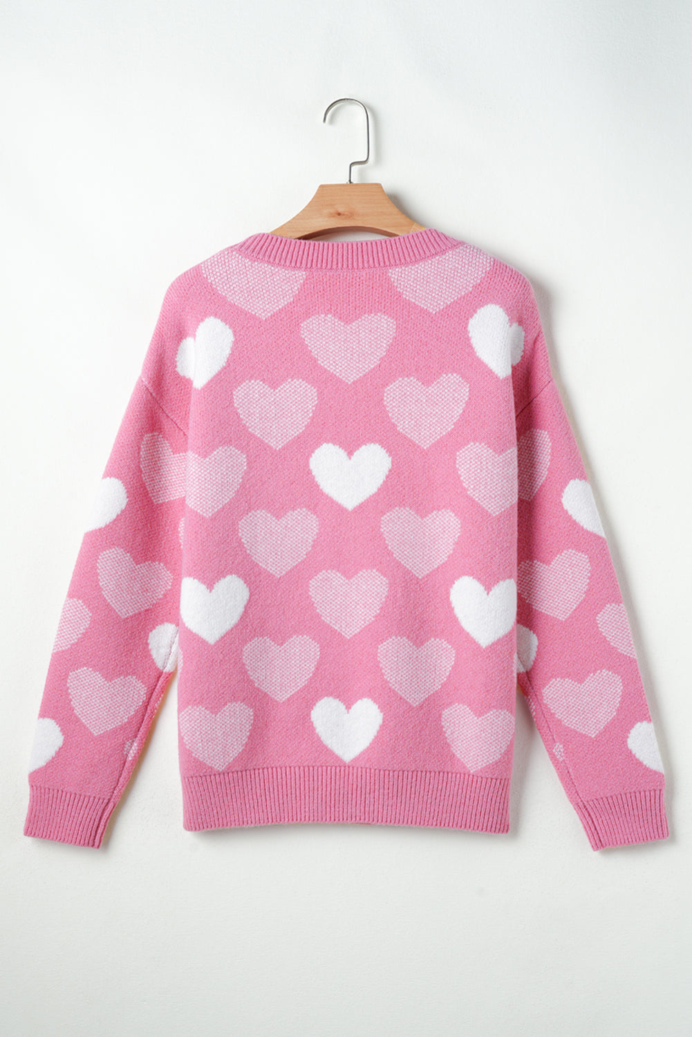 Hearts and Pearls Valentine Sweater