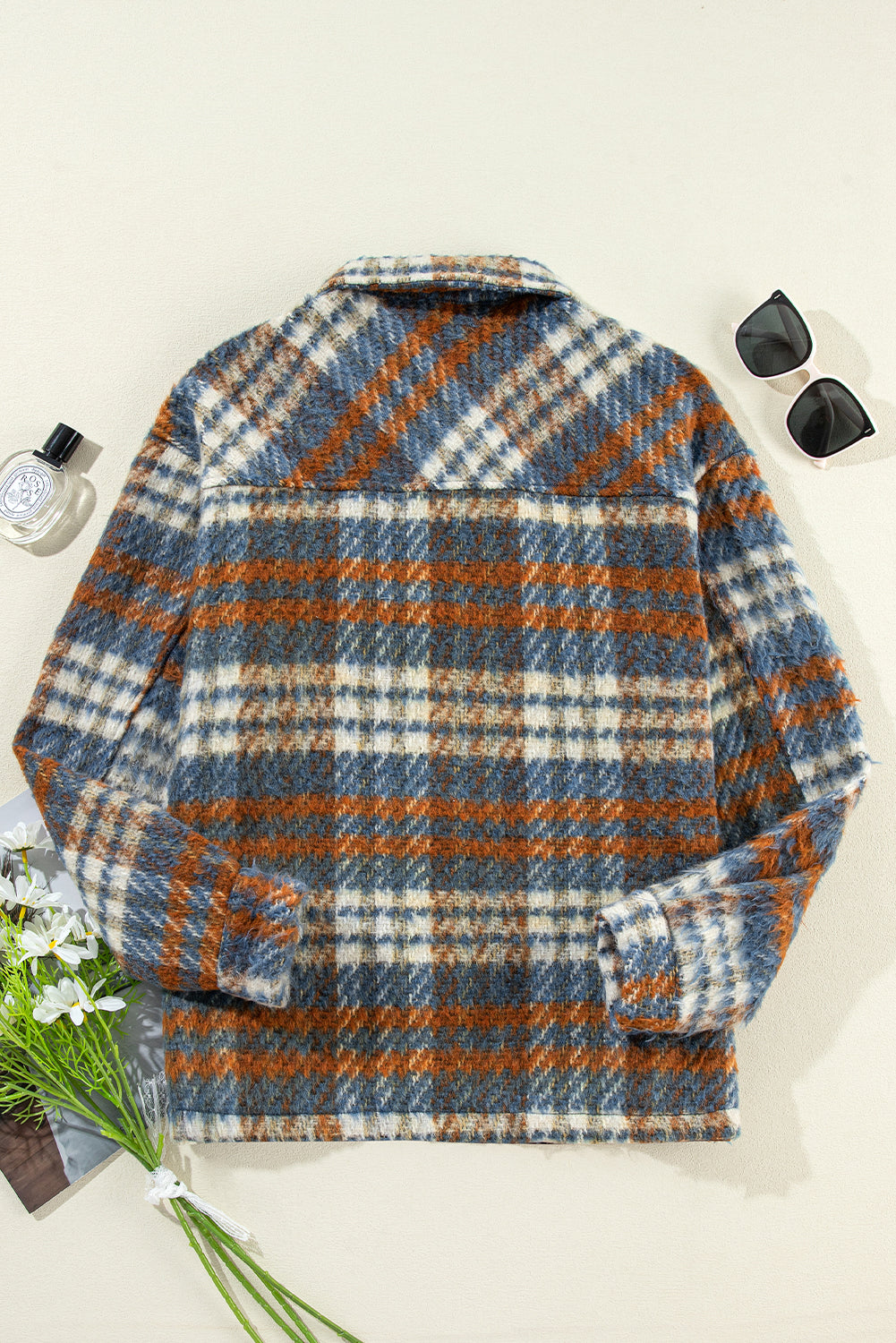 Sonya Plaid Collar Shacket