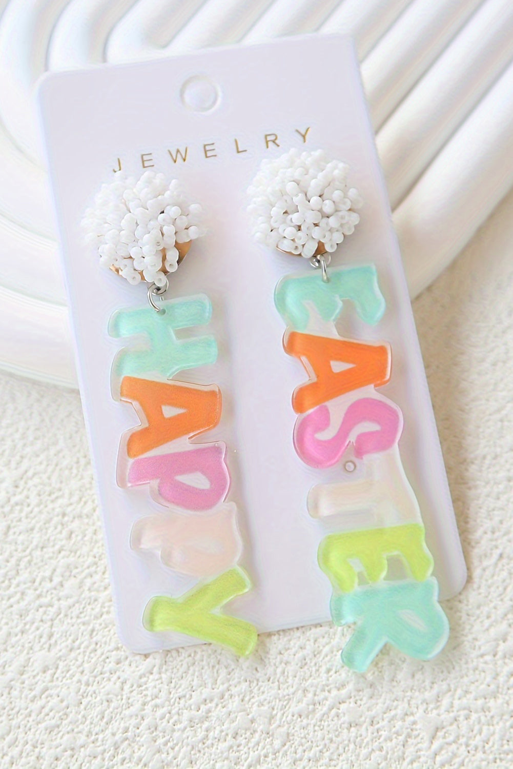  Colorful "HAPPY EASTER" Earrings