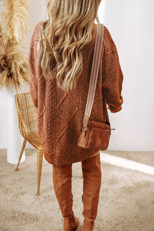 Cassidy Knit Loose Fit Sweater Dress