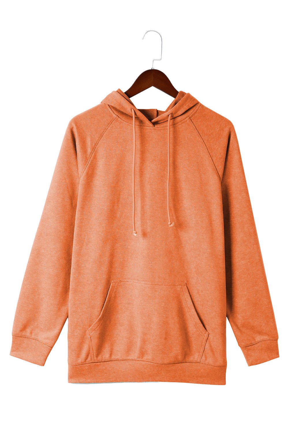 Drawstring Mineral Wash Pullover Hoodie