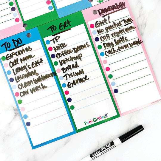 Peek at the Week Weekly Planner Pad