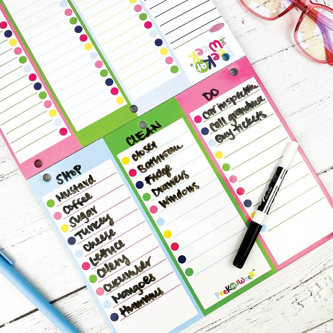 Peek at the Week Weekly Planner Pad