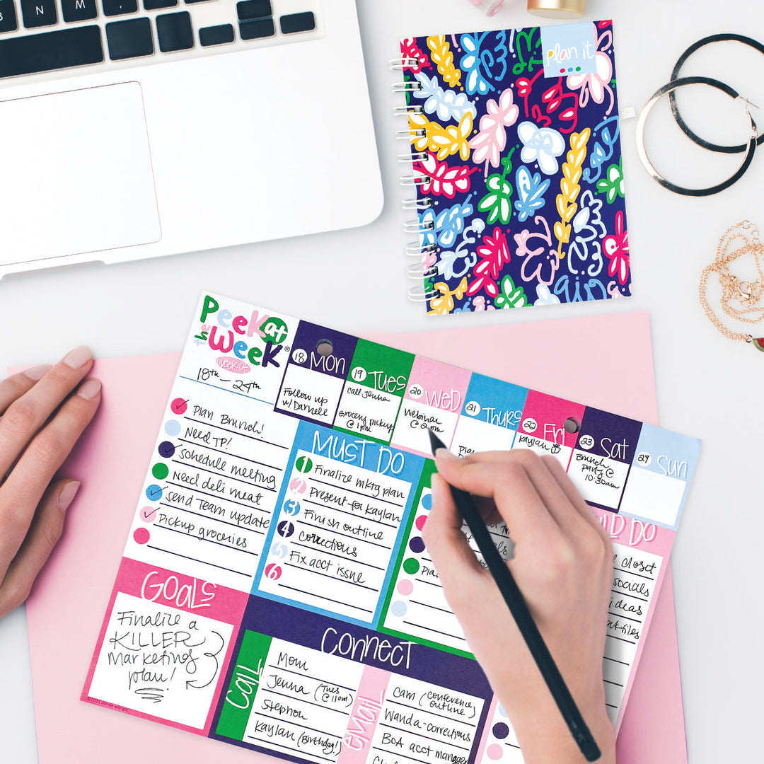 Peek at the Week Weekly Planner Pad