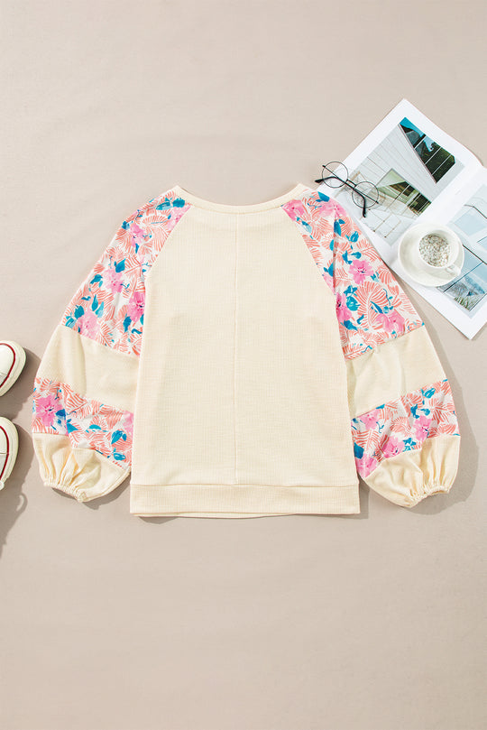 Floral Breeze Long Sleeve Blouse