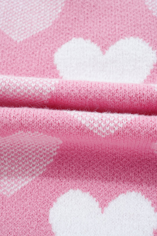 Hearts and Pearls Valentine Sweater