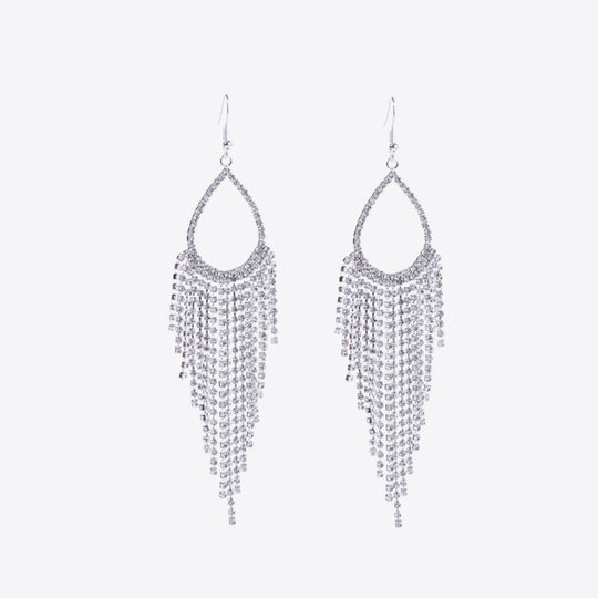 Dangle Sparkle Fringe Earrings