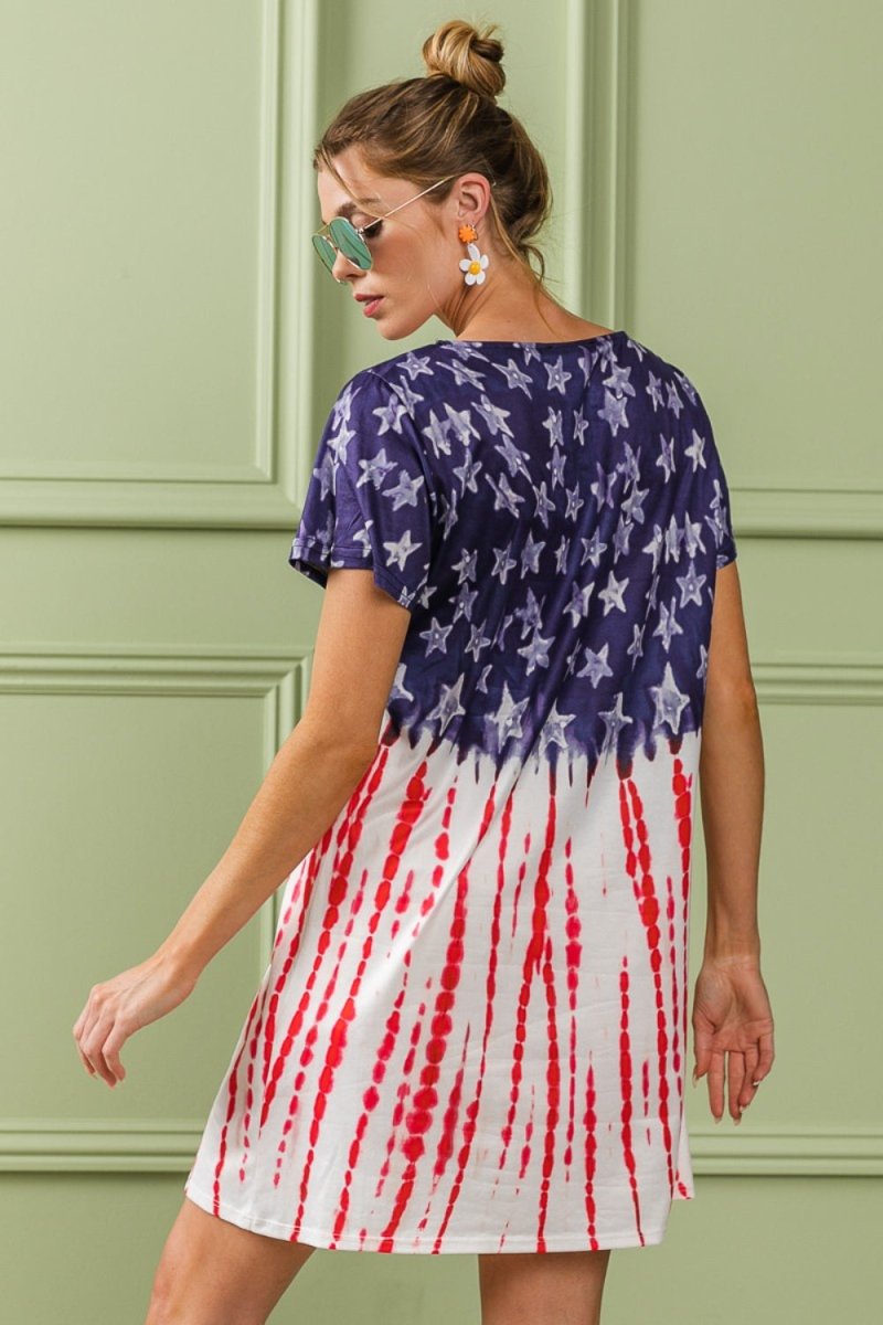 American Flag "Bibi" Dress - Klazzi Fashion Boutique