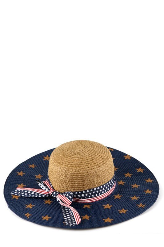 American Flag Brim Hat - Klazzi Fashion Boutique