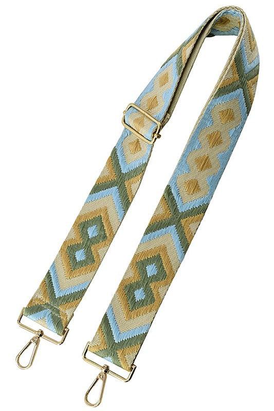 Aztec Tribal Pattern Bag Straps - Klazzi Fashion Boutique