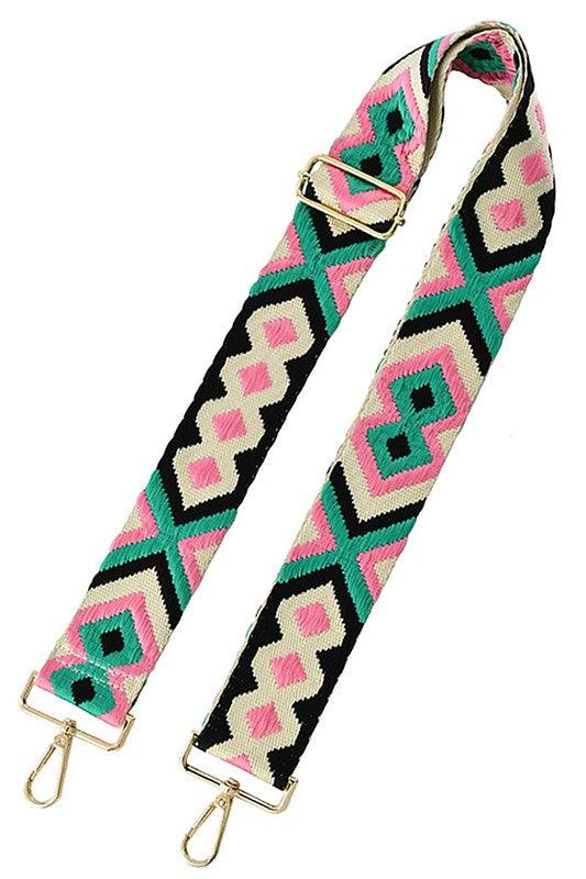 Aztec Tribal Pattern Bag Straps - Klazzi Fashion Boutique