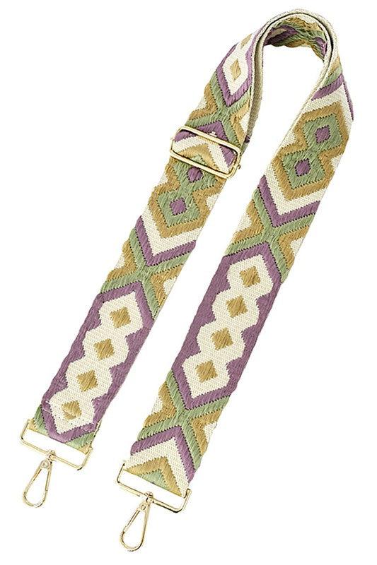 Aztec Tribal Pattern Bag Straps - Klazzi Fashion Boutique