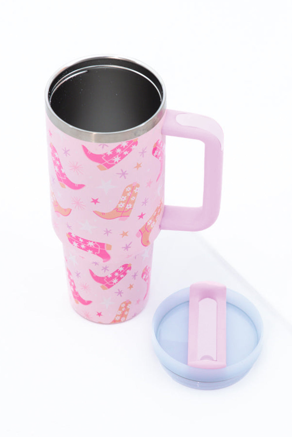 Western Pink Boots Tumbler 