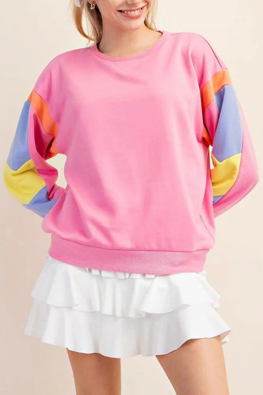 French Terry Multicolor Sweater