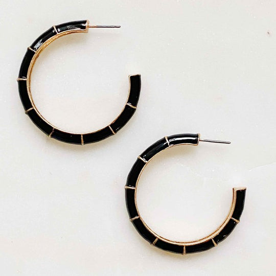 Candy Drop Hoop Earrings